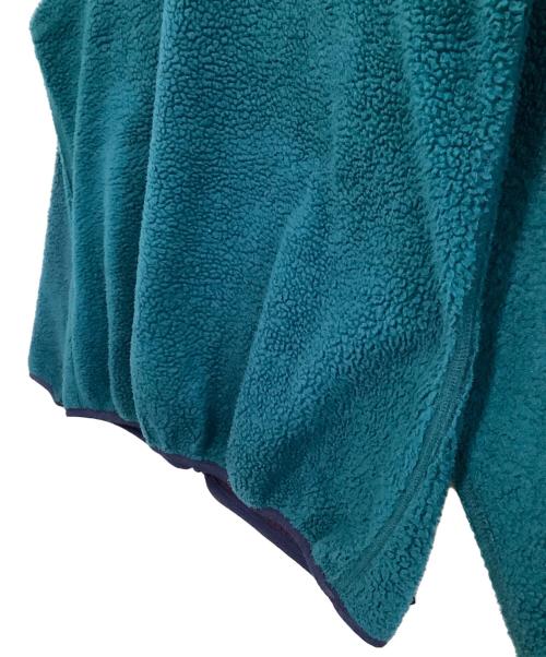 Patagonia（パタゴニア）Patagonia (パタゴニア) レトロカーディガン　98年 グリーン×パープル サイズ:Lの古着・服飾アイテム