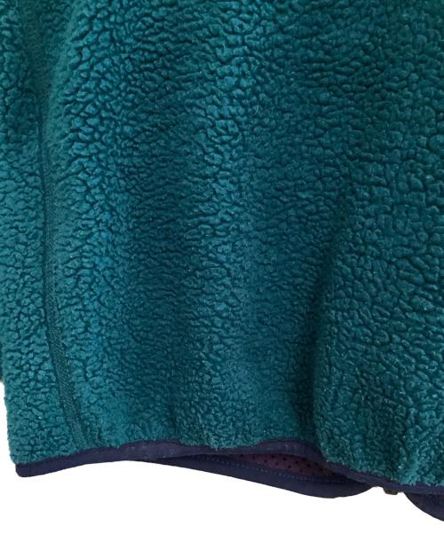 Patagonia（パタゴニア）Patagonia (パタゴニア) レトロカーディガン　98年 グリーン×パープル サイズ:Lの古着・服飾アイテム