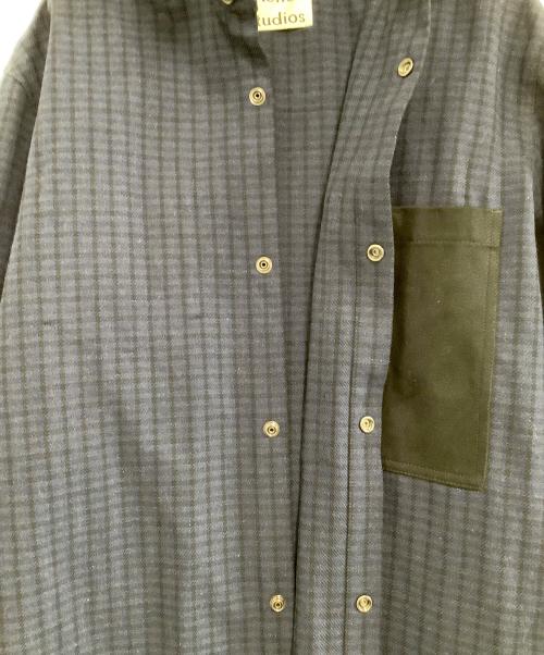 Acne studios（アクネ ストゥディオズ）Acne studios (アクネ ストゥディオズ) ジャケット ブラック×ネイビー サイズ:50の古着・服飾アイテム