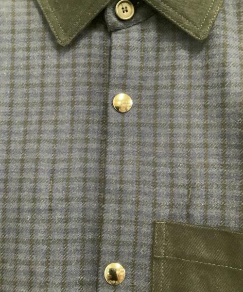 Acne studios（アクネ ストゥディオズ）Acne studios (アクネ ストゥディオズ) ジャケット ブラック×ネイビー サイズ:50の古着・服飾アイテム