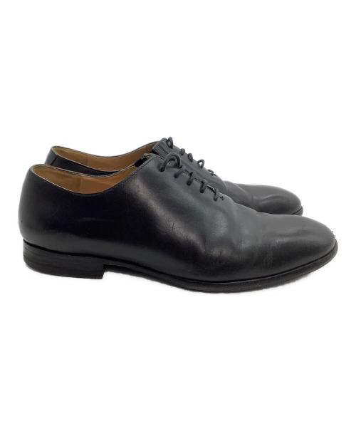 Maison Margiela（メゾンマルジェラ）Maison Margiela (メゾンマルジェラ) レザーシューズ ブラック サイズ:41の古着・服飾アイテム