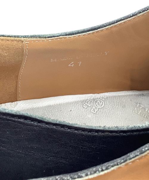 Maison Margiela（メゾンマルジェラ）Maison Margiela (メゾンマルジェラ) レザーシューズ ブラック サイズ:41の古着・服飾アイテム