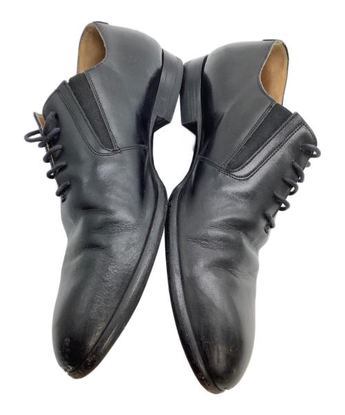 Maison Margiela（メゾンマルジェラ）Maison Margiela (メゾンマルジェラ) レザーシューズ ブラック サイズ:41の古着・服飾アイテム