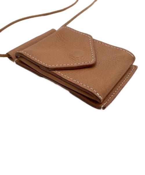 HENDER SCHEME（エンダースキーマ）HENDER SCHEME (エンダースキーマ) カードケースポーチ キャメルの古着・服飾アイテム