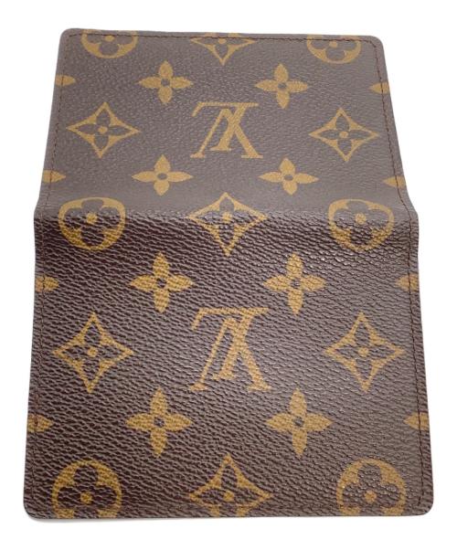 LOUIS VUITTON（ルイ ヴィトン）LOUIS VUITTON (ルイ ヴィトン) パスケース　モノグラム　ポルト2カルト・ヴェルティカル ブラウンの古着・服飾アイテム