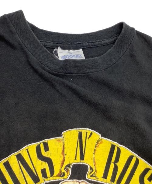 BROCKUM（ブロッカム）BROCKUM (ブロッカム) 半袖Tシャツ　GUNS ROSES　91年コピーライト/HERE TODAY GONE TO HILL ブラック サイズ:Mの古着・服飾アイテム