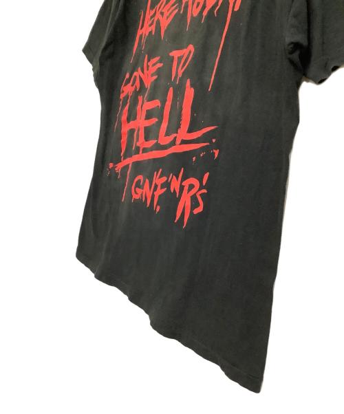 BROCKUM（ブロッカム）BROCKUM (ブロッカム) 半袖Tシャツ　GUNS ROSES　91年コピーライト/HERE TODAY GONE TO HILL ブラック サイズ:Mの古着・服飾アイテム