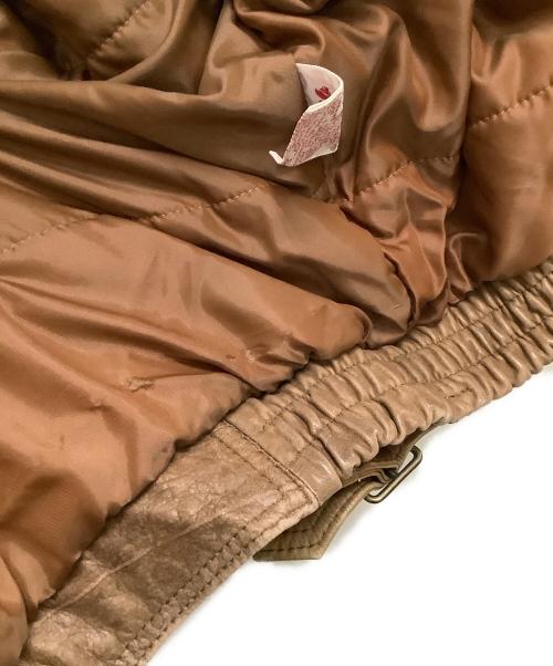 FJALLRAVEN（フェールラーベン）FJALLRAVEN (フェールラーベン) レザージャケット ブラウン サイズ:表記なしの古着・服飾アイテム