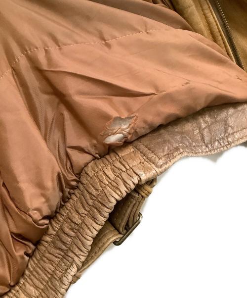 FJALLRAVEN（フェールラーベン）FJALLRAVEN (フェールラーベン) レザージャケット ブラウン サイズ:表記なしの古着・服飾アイテム