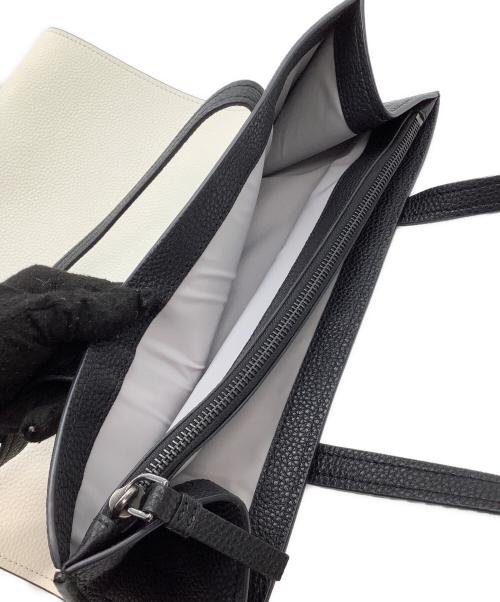 MARC JACOBS（マークジェイコブス）MARC JACOBS (マークジェイコブス) トートバッグ ブラック×ホワイトの古着・服飾アイテム