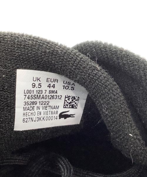 LACOSTE（ラコステ）LACOSTE (ラコステ) シューズ ブラック×ホワイト サイズ:USA10.5の古着・服飾アイテム