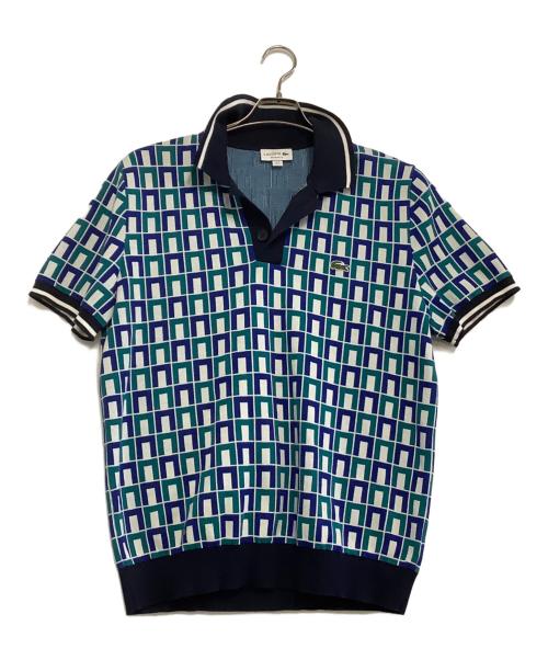 LACOSTE（ラコステ）LACOSTE (ラコステ) 半袖ポロシャツ ブルー サイズ:Lの古着・服飾アイテム