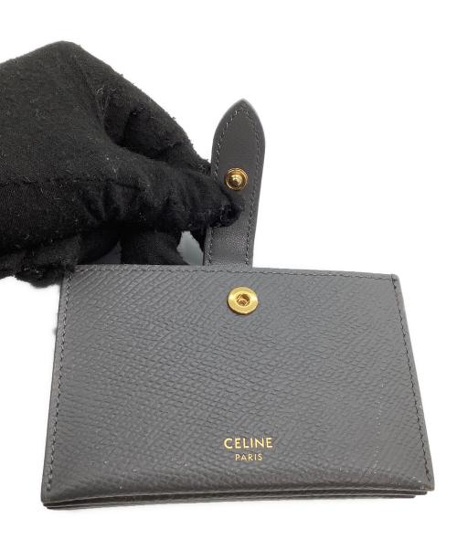 CELINE（セリーヌ）CELINE (セリーヌ) カードケース　アコーディオンカードホルダー グレーの古着・服飾アイテム