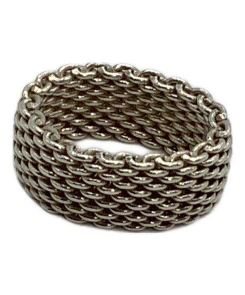 TIFFANY & Co.（ティファニー）TIFFANY & Co. (ティファニー) サマセットメッシュリング サイズ:表記なしの古着・服飾アイテム