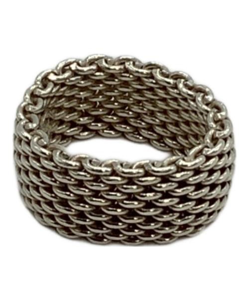 TIFFANY & Co.（ティファニー）TIFFANY & Co. (ティファニー) サマセットメッシュリング サイズ:表記なしの古着・服飾アイテム