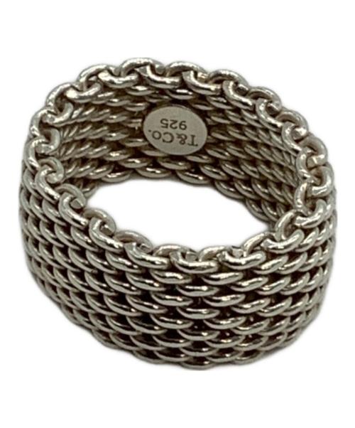 TIFFANY & Co.（ティファニー）TIFFANY & Co. (ティファニー) サマセットメッシュリング サイズ:表記なしの古着・服飾アイテム