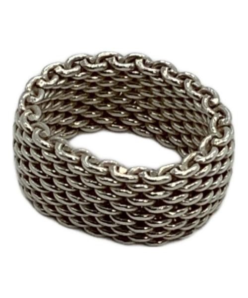 TIFFANY & Co.（ティファニー）TIFFANY & Co. (ティファニー) サマセットメッシュリング サイズ:表記なしの古着・服飾アイテム