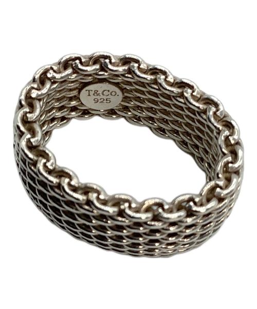 TIFFANY & Co.（ティファニー）TIFFANY & Co. (ティファニー) サマセットメッシュリング サイズ:表記なしの古着・服飾アイテム