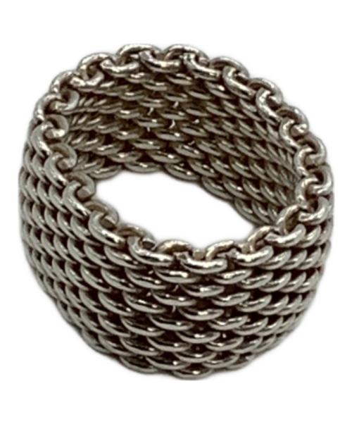 TIFFANY & Co.（ティファニー）TIFFANY & Co. (ティファニー) サマセットメッシュリング サイズ:表記なしの古着・服飾アイテム