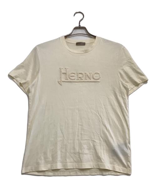 HERNO（ヘルノ）HERNO (ヘルノ) 半袖Tシャツ アイボリー サイズ:48の古着・服飾アイテム