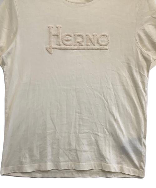 HERNO（ヘルノ）HERNO (ヘルノ) 半袖Tシャツ アイボリー サイズ:48の古着・服飾アイテム