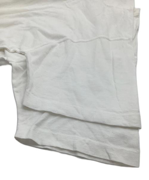 STONE ISLAND（ストーンアイランド）STONE ISLAND (ストーンアイランド) 半袖Tシャツ　EMBROIDERED LOGO ホワイト サイズ:Sの古着・服飾アイテム