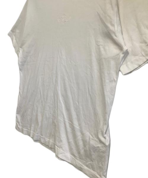 STONE ISLAND（ストーンアイランド）STONE ISLAND (ストーンアイランド) 半袖Tシャツ　EMBROIDERED LOGO ホワイト サイズ:Sの古着・服飾アイテム