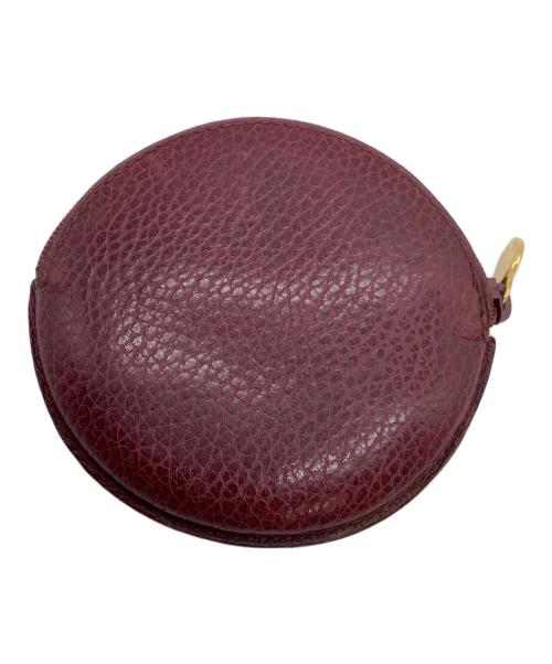 Cartier（カルティエ）Cartier (カルティエ) ラウンドコインケース マストライン ボルドーの古着・服飾アイテム