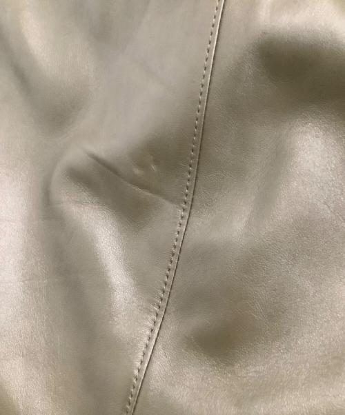 D'URBAN（ダーバン）D'URBAN (ダーバン) レザージャケット オリーブ サイズ:Sの古着・服飾アイテム