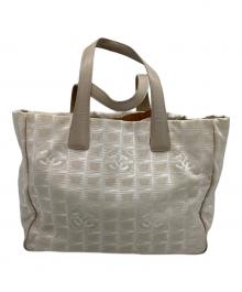 CHANEL（シャネル）の古着「トートバッグ　	ニュートラベルライン　トートMM」｜ベージュ