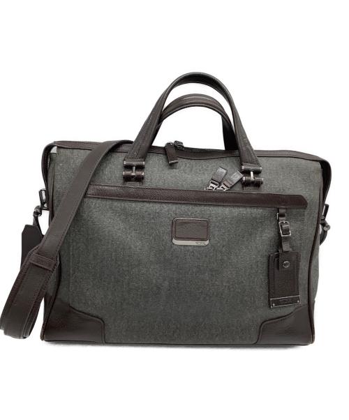 TUMI（トゥミ）TUMI (トゥミ) 2WAYバッグ グレー×ブラウンの古着・服飾アイテム