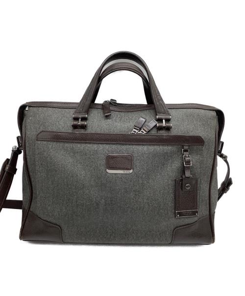 TUMI（トゥミ）TUMI (トゥミ) 2WAYバッグ グレー×ブラウンの古着・服飾アイテム