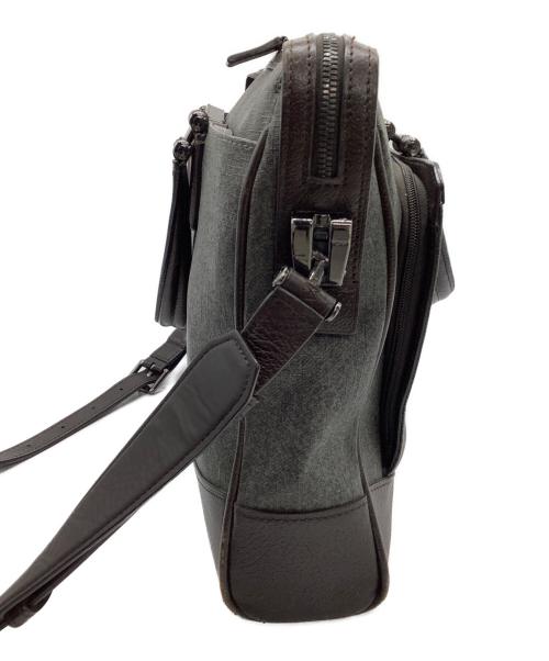 TUMI（トゥミ）TUMI (トゥミ) 2WAYバッグ グレー×ブラウンの古着・服飾アイテム