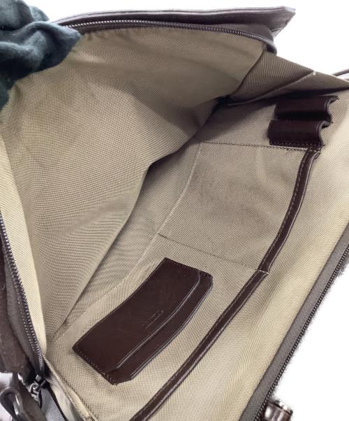 TUMI（トゥミ）TUMI (トゥミ) 2WAYバッグ グレー×ブラウンの古着・服飾アイテム