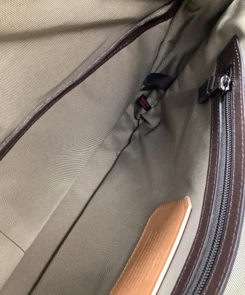 TUMI（トゥミ）TUMI (トゥミ) 2WAYバッグ グレー×ブラウンの古着・服飾アイテム