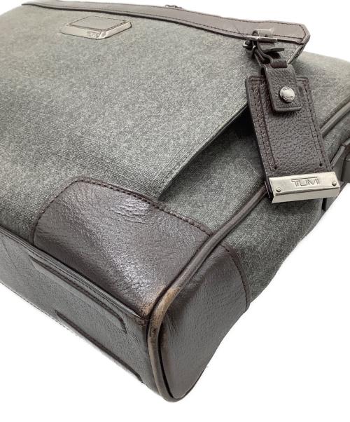 TUMI（トゥミ）TUMI (トゥミ) 2WAYバッグ グレー×ブラウンの古着・服飾アイテム