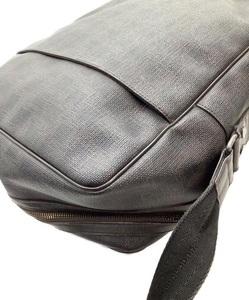dunhill（ダンヒル）dunhill (ダンヒル) ショルダーバッグ ブラウン×ブラックの古着・服飾アイテム