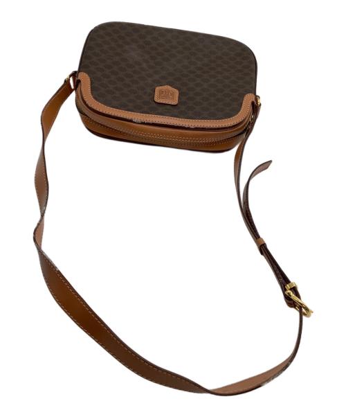 CELINE（セリーヌ）CELINE (セリーヌ) ショルダーバッグ マカダム ブラウンの古着・服飾アイテム