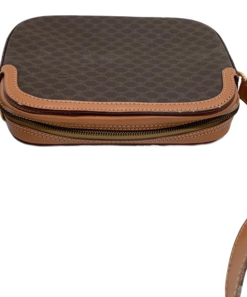 CELINE（セリーヌ）CELINE (セリーヌ) ショルダーバッグ マカダム ブラウンの古着・服飾アイテム