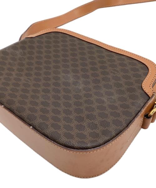 CELINE（セリーヌ）CELINE (セリーヌ) ショルダーバッグ マカダム ブラウンの古着・服飾アイテム