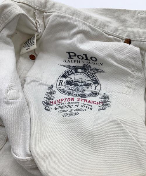 POLO RALPH LAUREN（ポロ・ラルフローレン）POLO RALPH LAUREN (ポロ・ラルフローレン) ホワイトデニムパンツ サイズ: W31の古着・服飾アイテム
