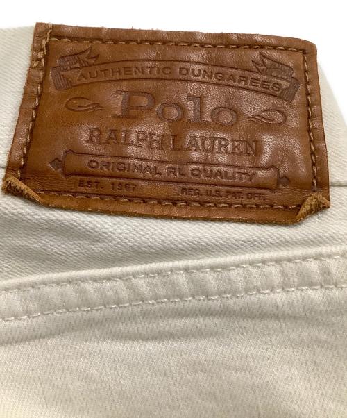 POLO RALPH LAUREN（ポロ・ラルフローレン）POLO RALPH LAUREN (ポロ・ラルフローレン) ホワイトデニムパンツ サイズ: W31の古着・服飾アイテム