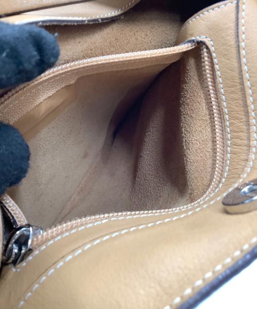 LOEWE（ロエベ）LOEWE (ロエベ) セミショルダーバッグ アシンメトリック ライトブラウンの古着・服飾アイテム