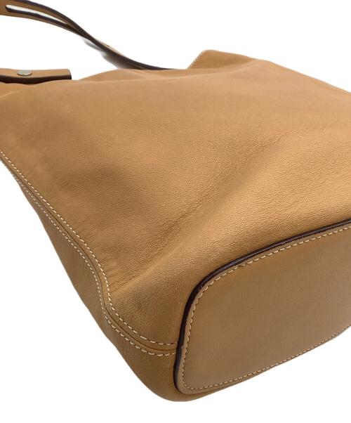 LOEWE（ロエベ）LOEWE (ロエベ) セミショルダーバッグ アシンメトリック ライトブラウンの古着・服飾アイテム