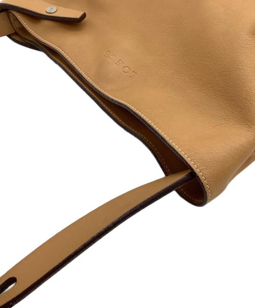LOEWE（ロエベ）LOEWE (ロエベ) セミショルダーバッグ アシンメトリック ライトブラウンの古着・服飾アイテム