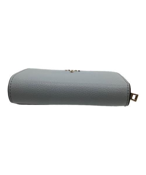 FURLA（フルラ）FURLA (フルラ) 2つ折り財布 カメリア ブルーの古着・服飾アイテム