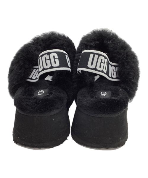 UGG（アグ）UGG (アグ) ムートンサンダル W FUNKETTE ブラック サイズ:24の古着・服飾アイテム