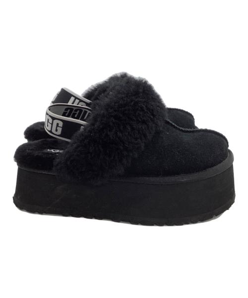 UGG（アグ）UGG (アグ) ムートンサンダル W FUNKETTE ブラック サイズ:24の古着・服飾アイテム