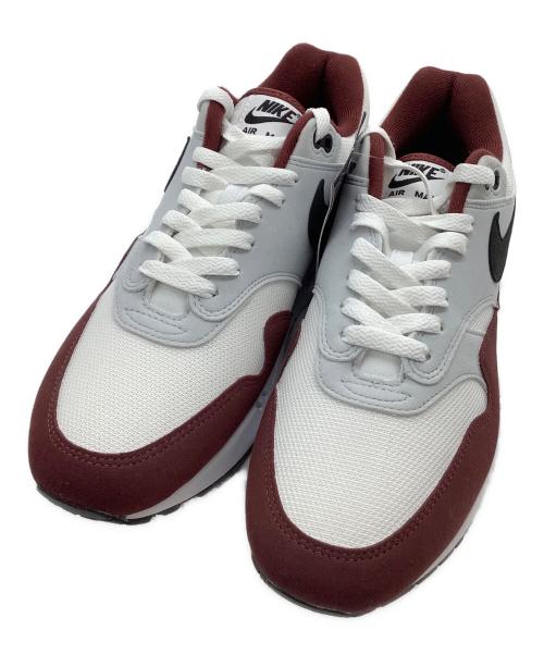 NIKE（ナイキ）NIKE (ナイキ) ハイカットスニーカー AIRMAX1 ホワイト×レッド サイズ:27の古着・服飾アイテム