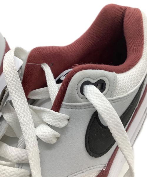 NIKE（ナイキ）NIKE (ナイキ) ハイカットスニーカー AIRMAX1 ホワイト×レッド サイズ:27の古着・服飾アイテム